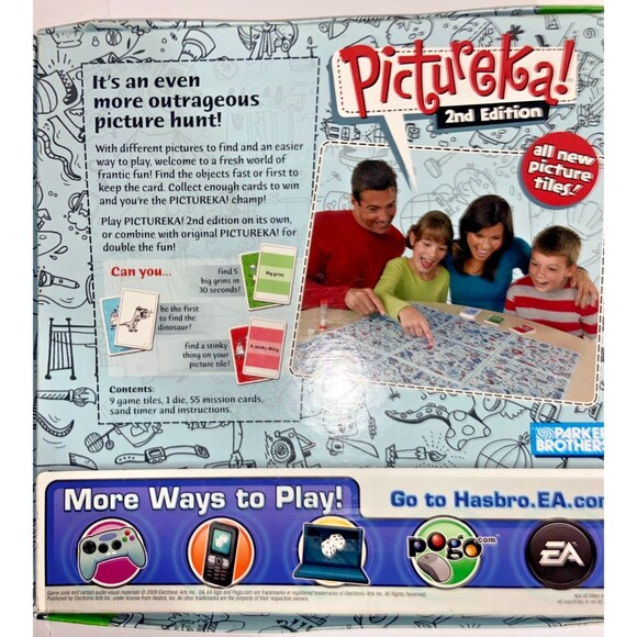 Pictureka 2nd Edition Family Board Game Ages 6+ Hasbro COMPLETE  See Pics - Picture 6 of 10